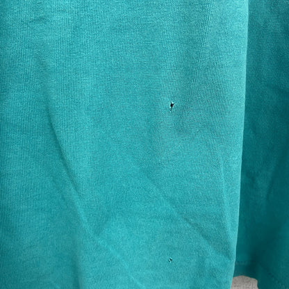 FRUIT OF THE LOOM　フルーツオブザルーム　半袖プリントTシャツ　エメラルドグリーン　XLサイズ