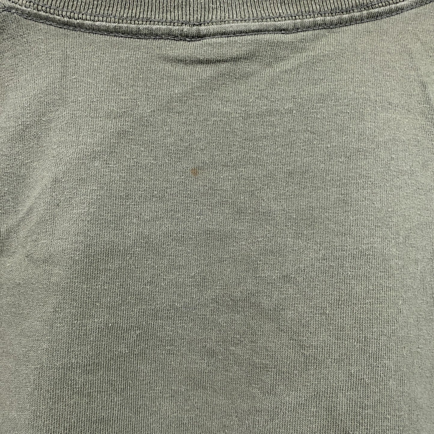 RYUKYU PIRAS　半袖プリントTシャツ　シーサー　獣像　ビックデザイン　クルーネック　カーキ　Lサイズ