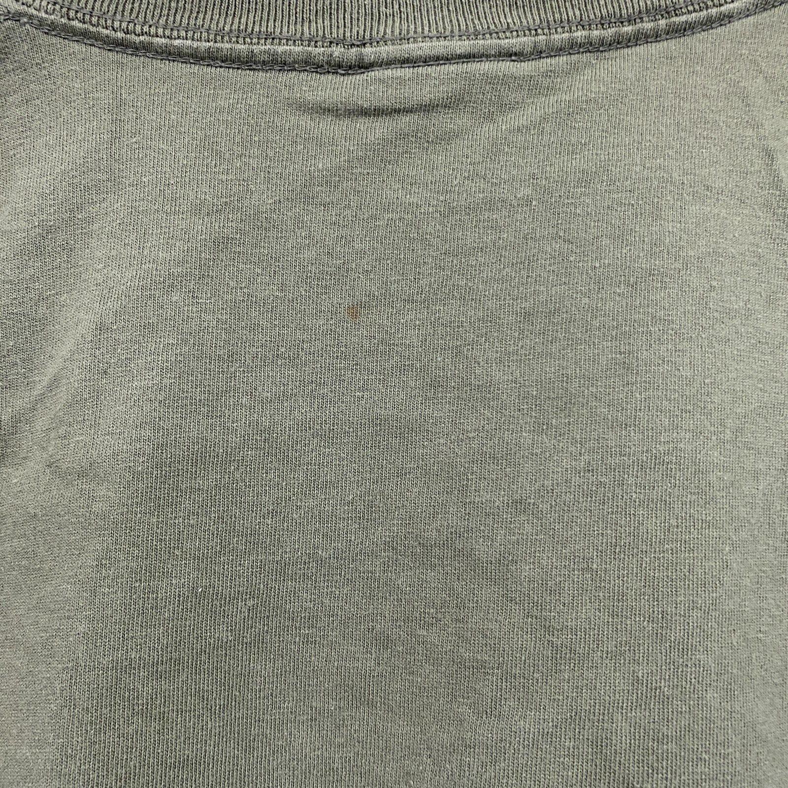 RYUKYU PIRAS　半袖プリントTシャツ　シーサー　獣像　ビックデザイン　クルーネック　カーキ　Lサイズ