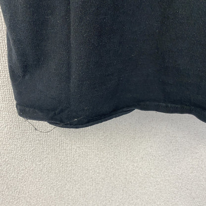 古着 used　PORT&COMPANY　半袖デザインプリントTシャツ　ハンバーガー　Red Robin　黒　ブラック　Lサイズ
