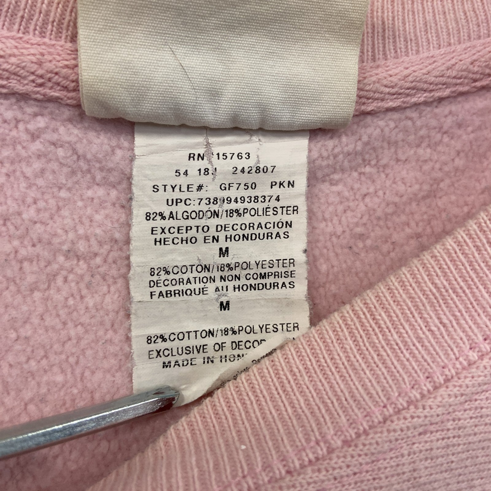 Champion　チャンピオン　リバースウィーブ　スウェット/トレーナー　ピンク　Mサイズ