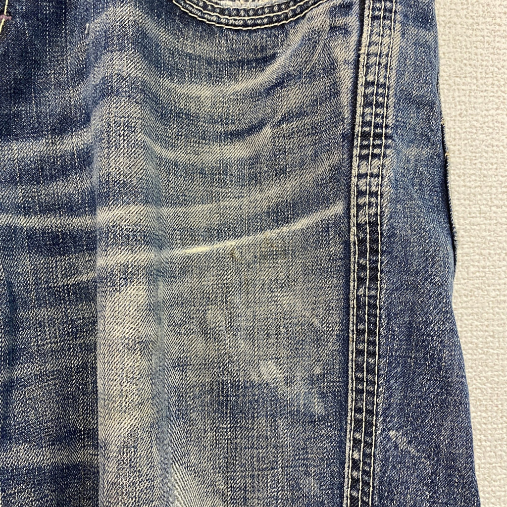 Levi's　リーバイス　ダメージデニムパンツ/ジーンズ　鬼ヒゲ　縦落ち　ジップフライ　インディゴ　32サイズ