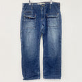 GAP JEANS　ギャップ　デニムパンツ/ジーンズ　ジップフライ　縦落ち　フラップポケット　インディゴ　34サイズ