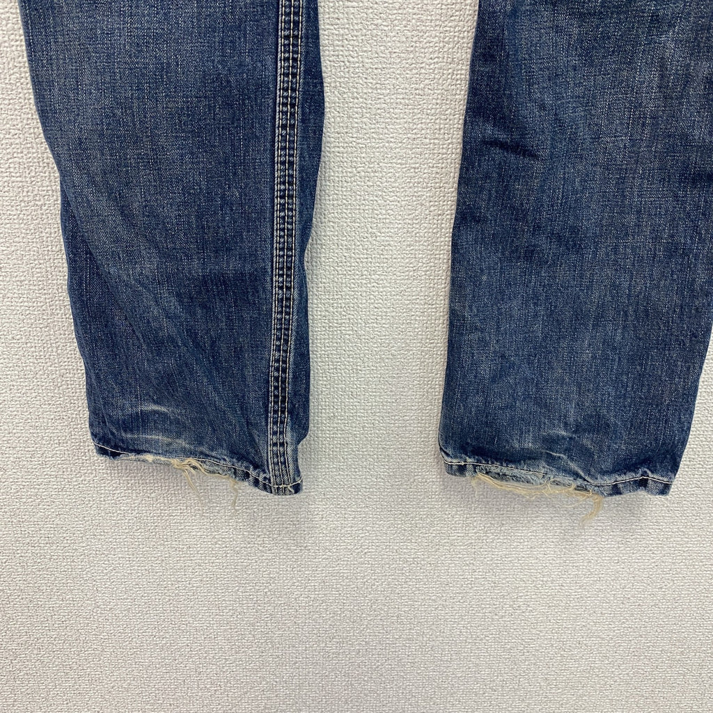 Levi's　リーバイス　ダメージデニムパンツ/ジーンズ　鬼ヒゲ　縦落ち　ジップフライ　インディゴ　32サイズ