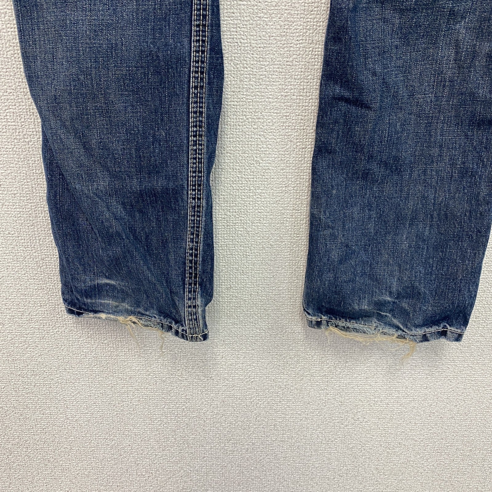Levi's　リーバイス　ダメージデニムパンツ/ジーンズ　鬼ヒゲ　縦落ち　ジップフライ　インディゴ　32サイズ