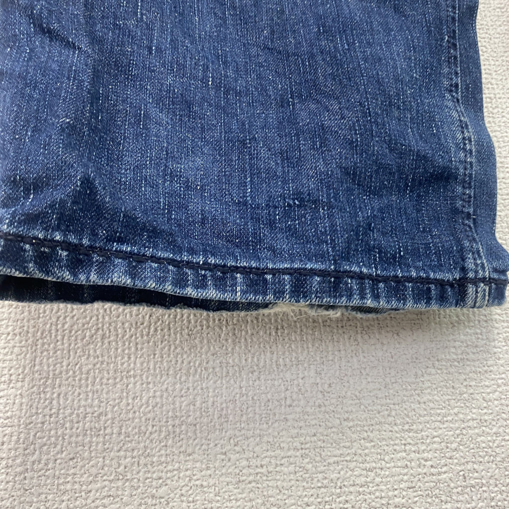 GAP JEANS　ギャップ　デニムパンツ/ジーンズ　ジップフライ　縦落ち　フラップポケット　インディゴ　34サイズ
