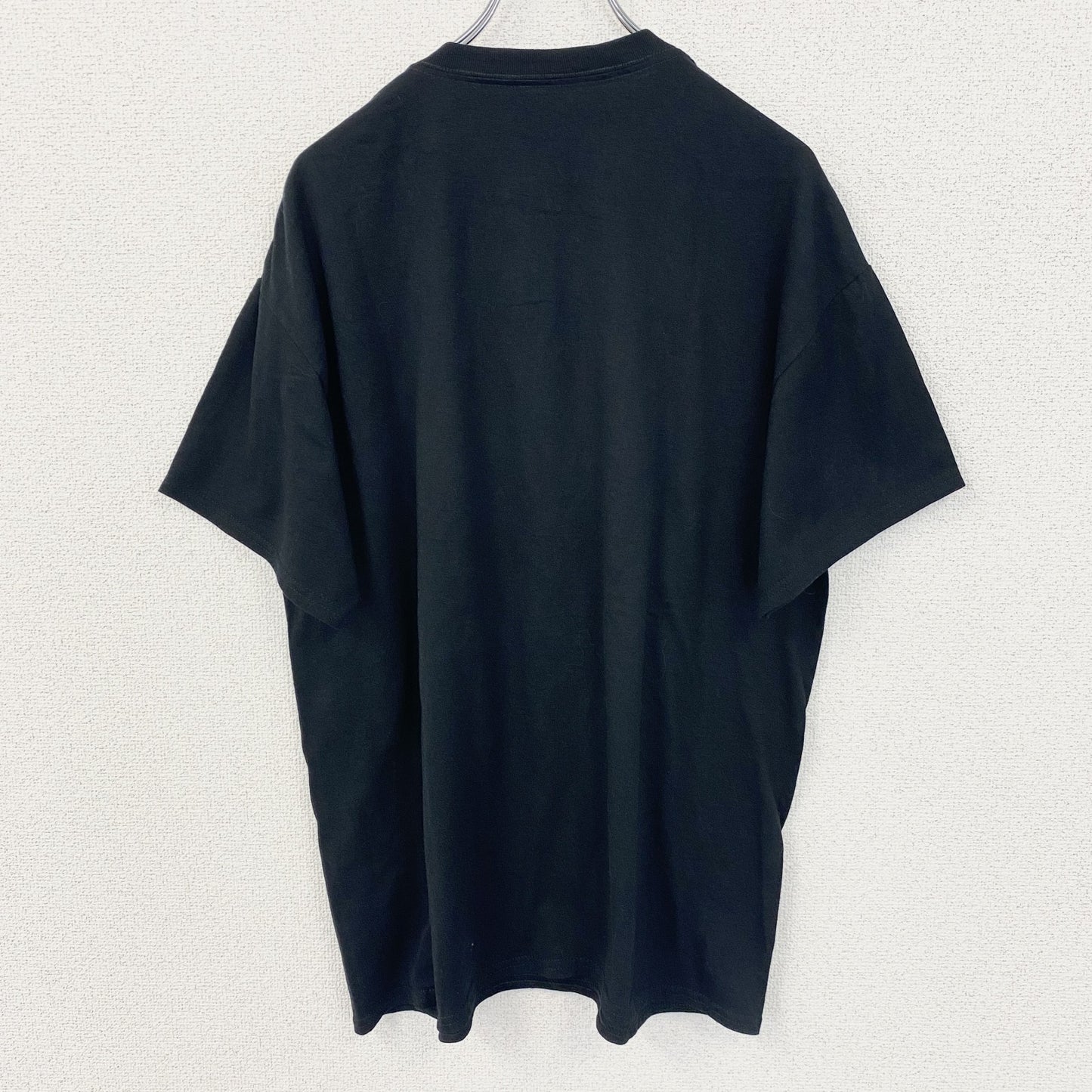 古着 used　GILDAN　ギルダン　半袖アニマルデザインTシャツ　トラ　Tiger　動物　ラインストーン　黒　Lサイズ