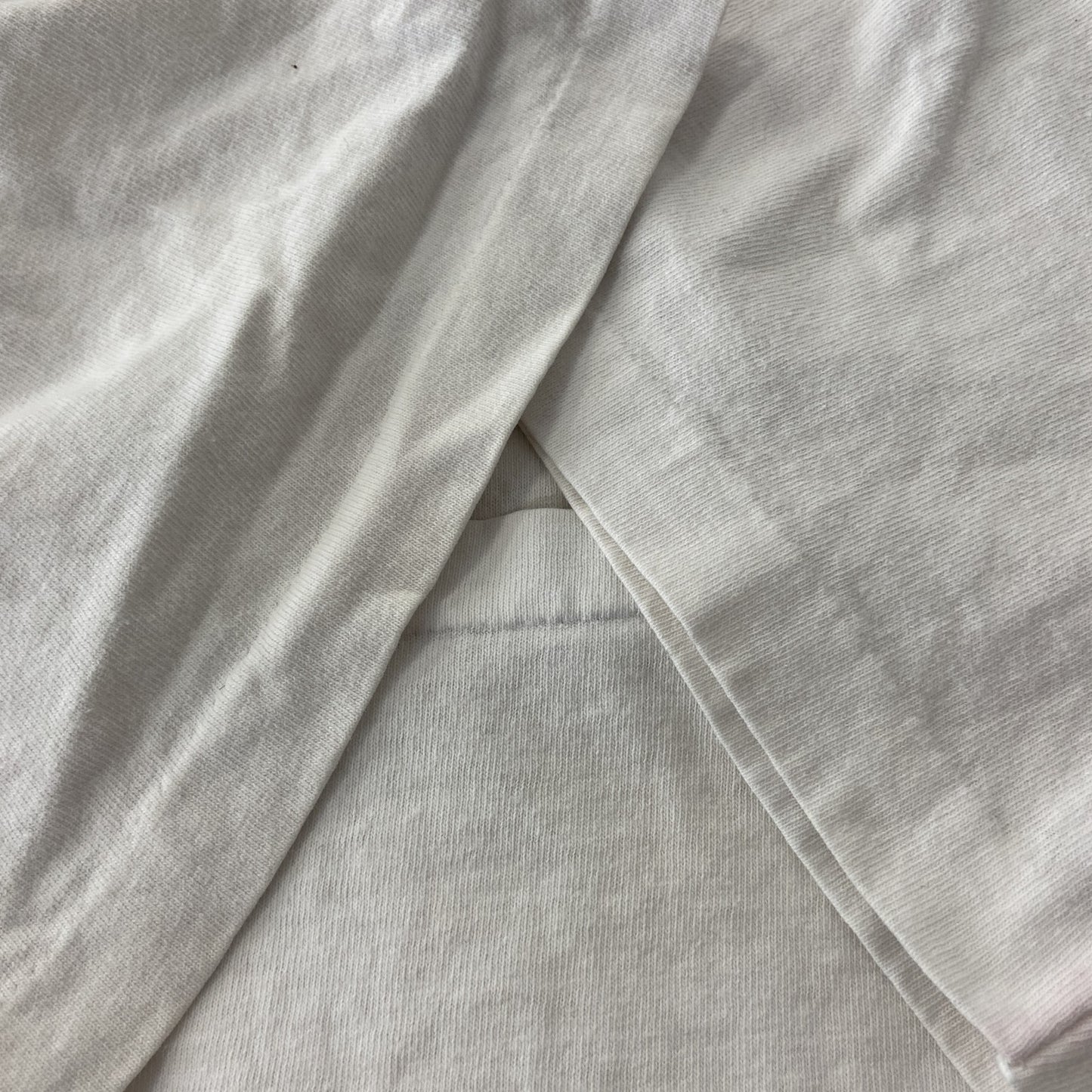 古着 used　半袖プリントTシャツ　ホワイト　白　カジュアルデザイン　クルーネック　シングルステッチ　90s　レトロ　Lサイズ