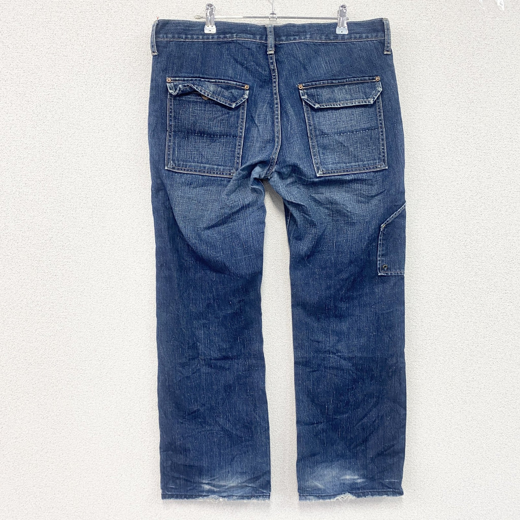 GAP JEANS　ギャップ　デニムパンツ/ジーンズ　ジップフライ　縦落ち　フラップポケット　インディゴ　34サイズ