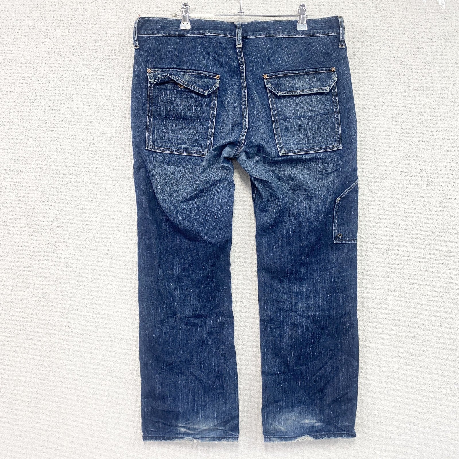 GAP JEANS　ギャップ　デニムパンツ/ジーンズ　ジップフライ　縦落ち　フラップポケット　インディゴ　34サイズ