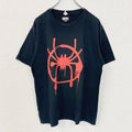 古着 used　MARVEL　マーベル　PORT&COMPANY　半袖プリントTシャツ　スパイダーマン　映画　黒　Lサイズ