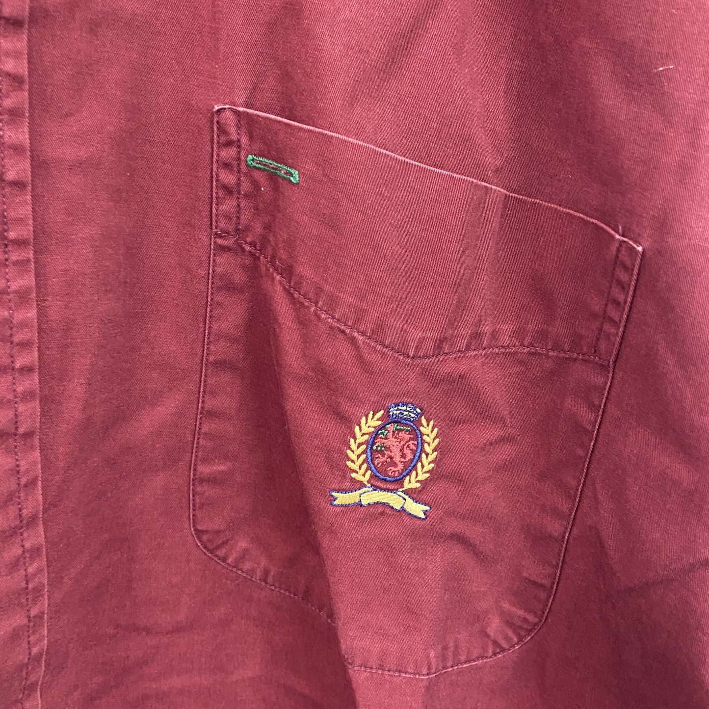 TOMMY HILFIGER　トミーヒルフィガー　長袖シャツ　赤　レッド　XLサイズ