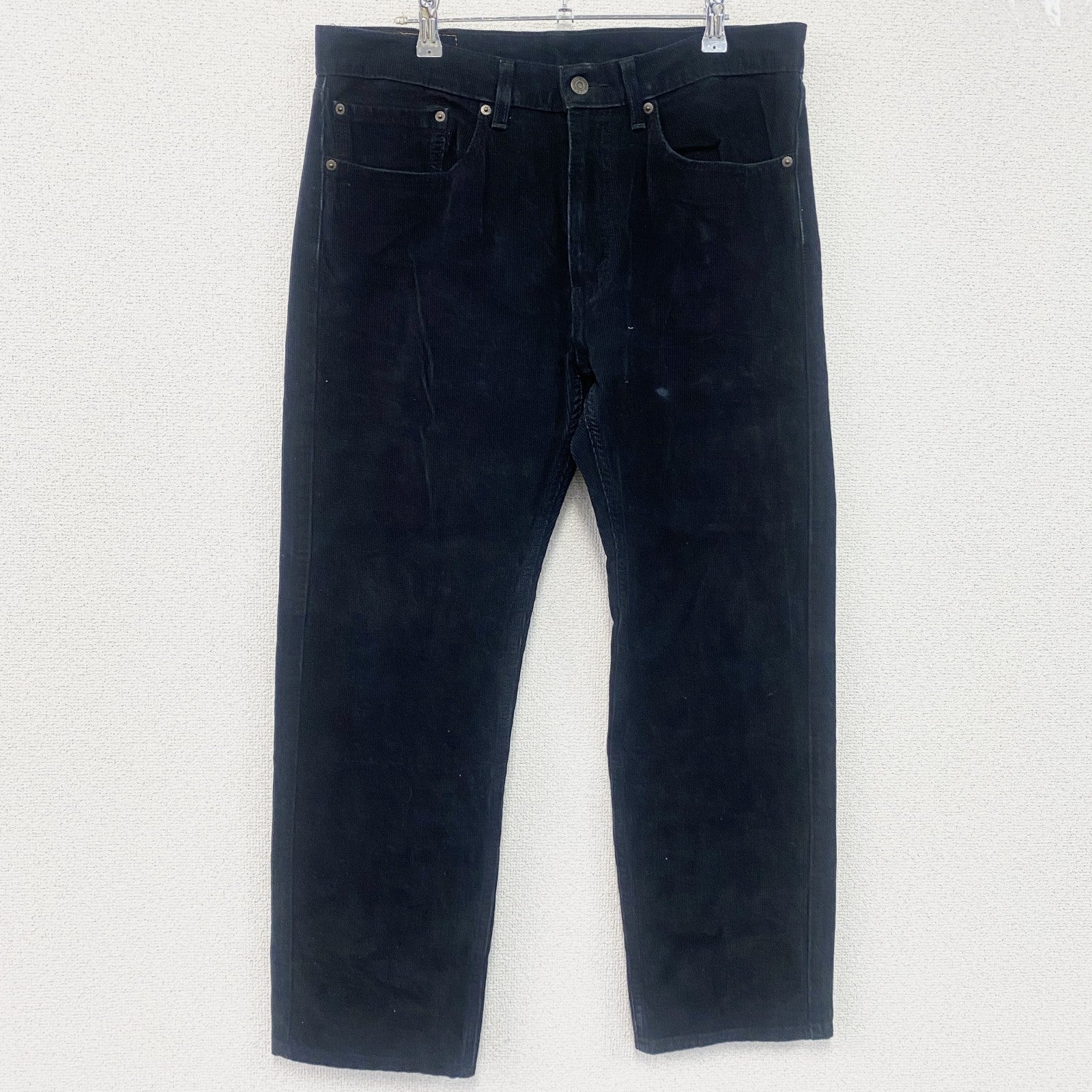 Levi's　リーバイス　505　コーデュロイパンツ　ジップフライ　黒　ブラック　W34サイズ