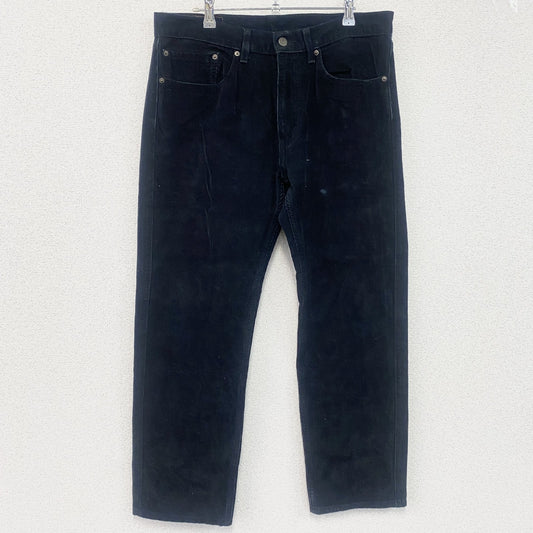Levi's　リーバイス　505　コーデュロイパンツ　ジップフライ　黒　ブラック　W34サイズ