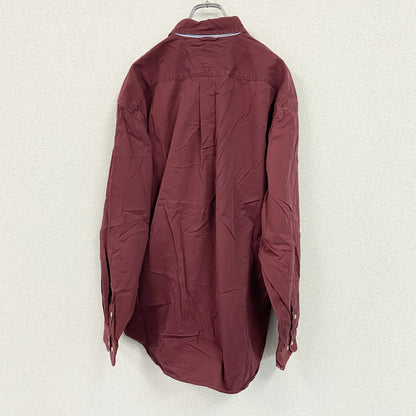 TOMMY HILFIGER　トミーヒルフィガー　長袖シャツ　赤　レッド　XLサイズ