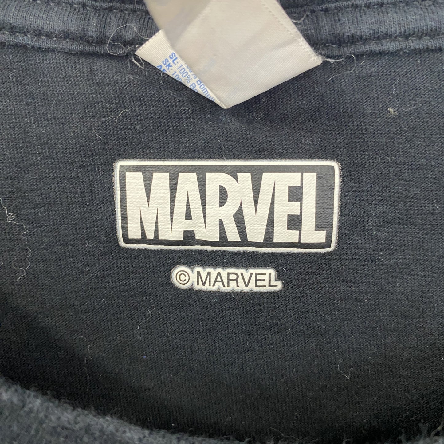 古着 used　MARVEL　マーベル　PORT&COMPANY　半袖プリントTシャツ　スパイダーマン　映画　黒　Lサイズ
