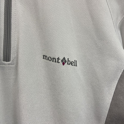 mont-bell　モンベル　ロングスリーブジップシャツ　白　ホワイト　XLサイズ
