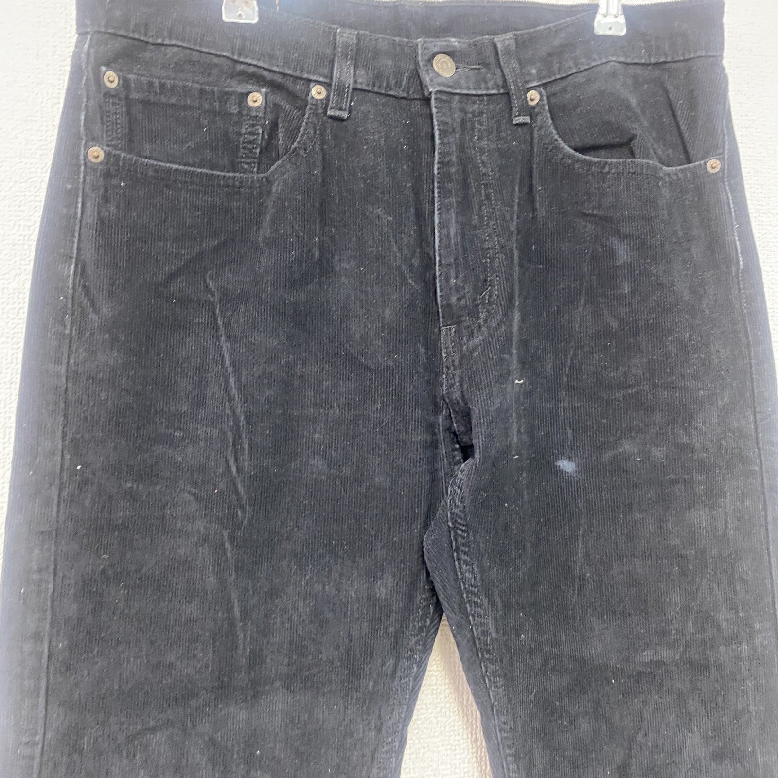 Levi's　リーバイス　505　コーデュロイパンツ　ジップフライ　黒　ブラック　W34サイズ