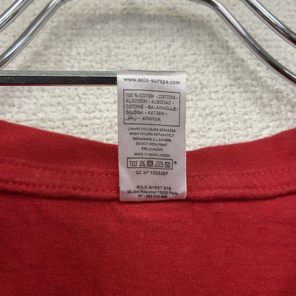 SOL’S　バイエル・レバークーゼン　シュテファン・キースリング　半袖Tシャツ　赤　レッド　Mサイズ