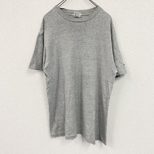 anvil　アンビル　半袖プリントTシャツ　シングルステッチ　灰色　グレー　Lサイズ