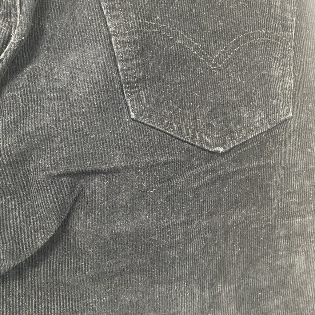 Levi's　リーバイス　505　コーデュロイパンツ　ジップフライ　黒　ブラック　W34サイズ