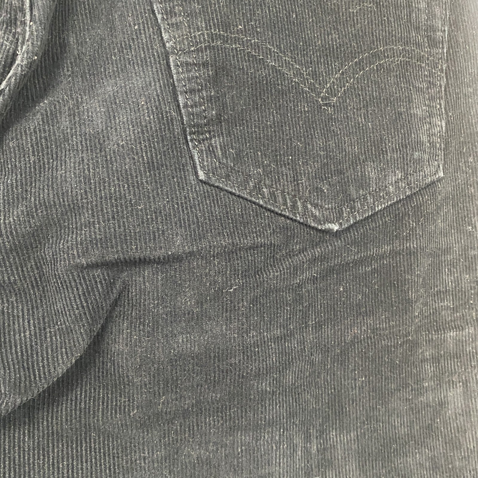 Levi's　リーバイス　505　コーデュロイパンツ　ジップフライ　黒　ブラック　W34サイズ
