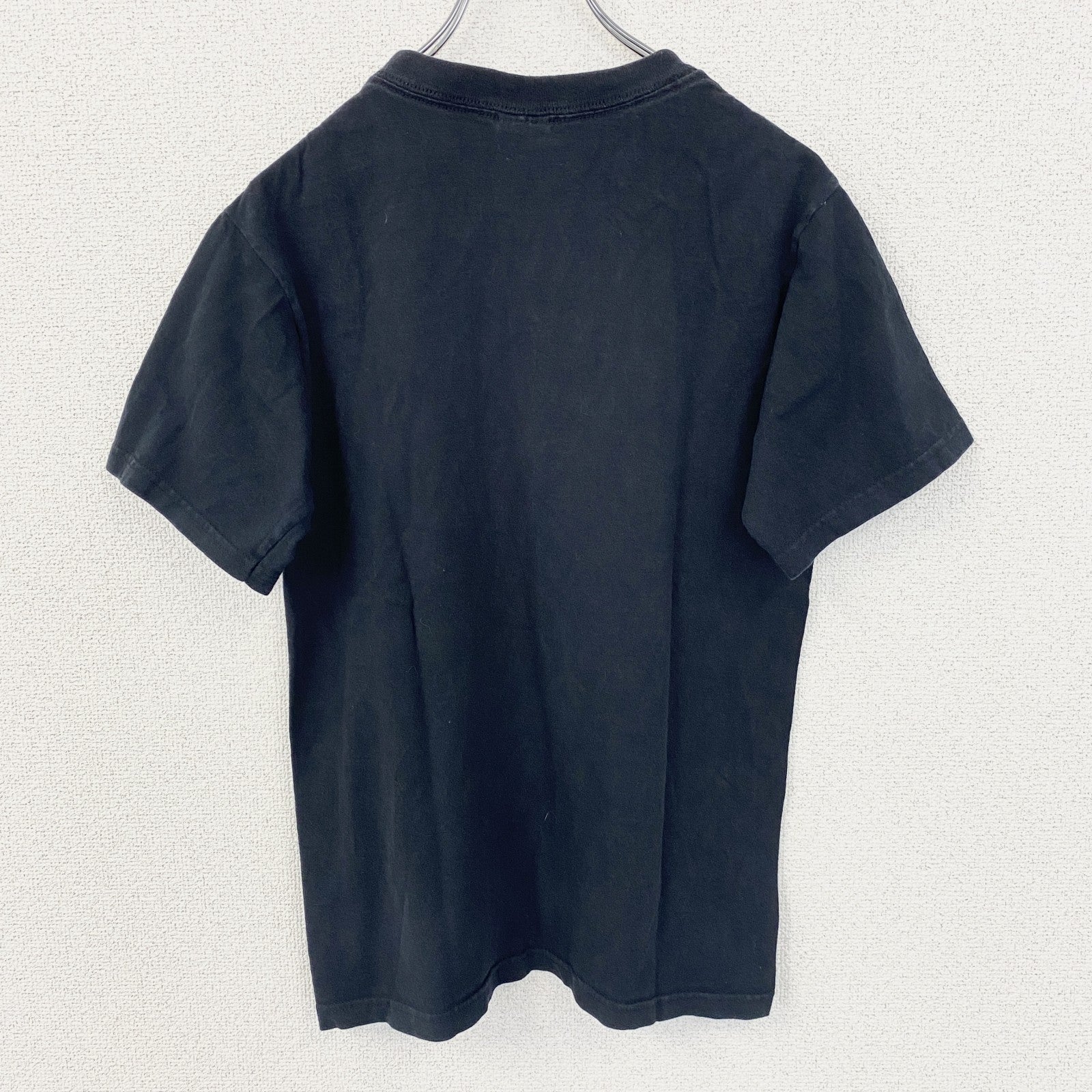 00s　anvil　アンヴィル　半袖プリントTシャツ　漢字プリント　ワンポイント　英字プリント　ヴィンテージ　黒　ブラック　Sサイズ