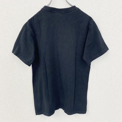 00s　anvil　アンヴィル　半袖プリントTシャツ　漢字プリント　ワンポイント　英字プリント　ヴィンテージ　黒　ブラック　Sサイズ