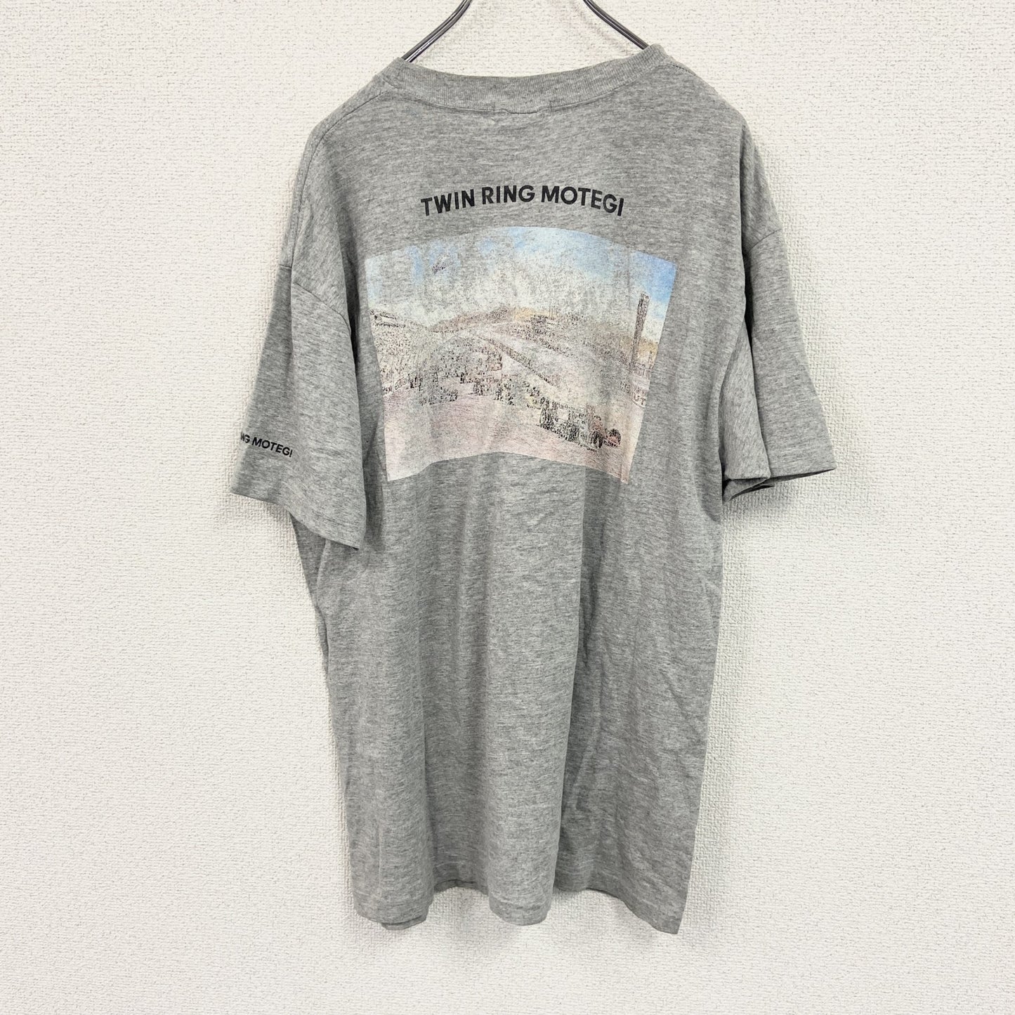 anvil　アンビル　半袖プリントTシャツ　シングルステッチ　灰色　グレー　Lサイズ