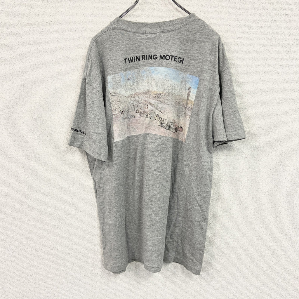 anvil　アンビル　半袖プリントTシャツ　シングルステッチ　灰色　グレー　Lサイズ