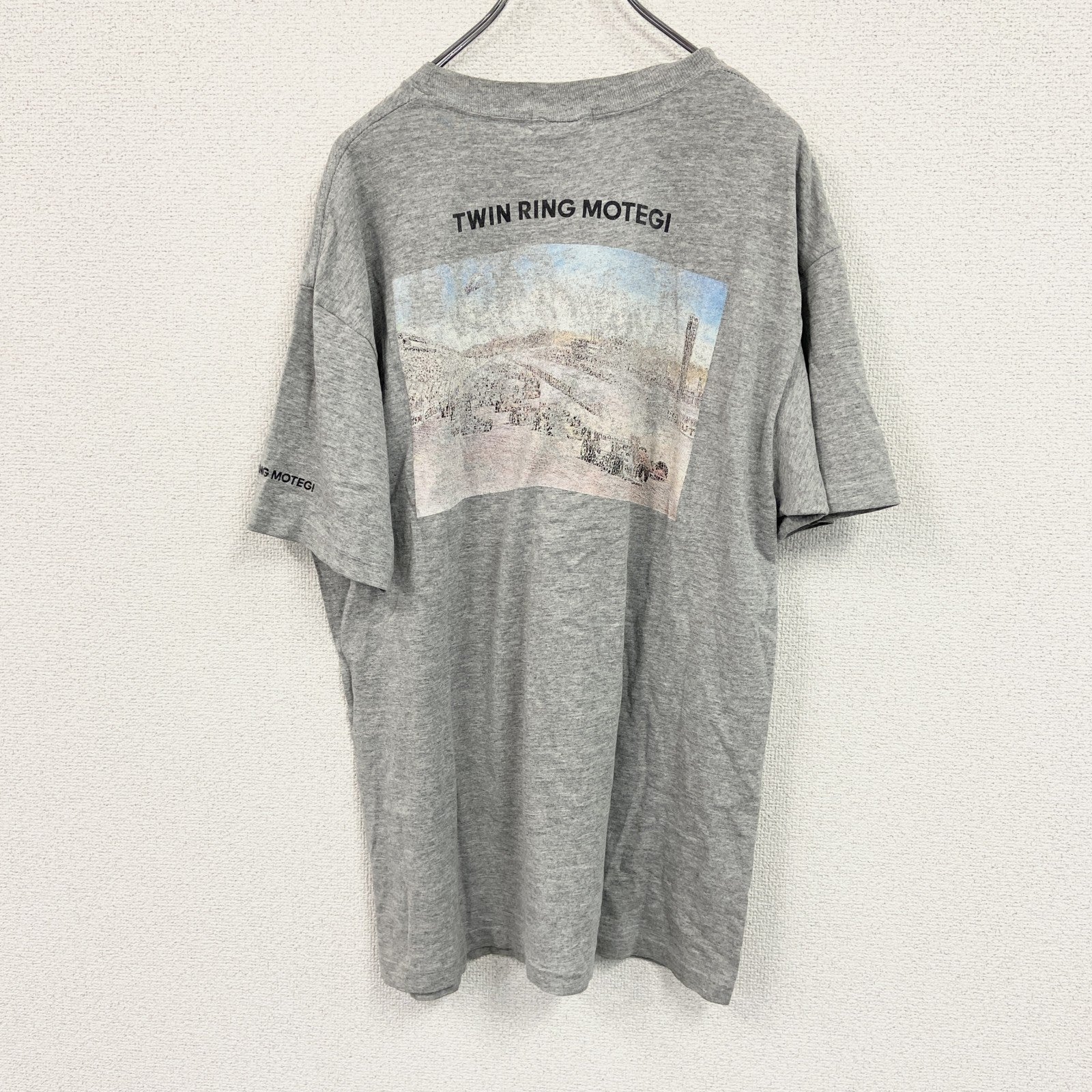 anvil　アンビル　半袖プリントTシャツ　シングルステッチ　灰色　グレー　Lサイズ
