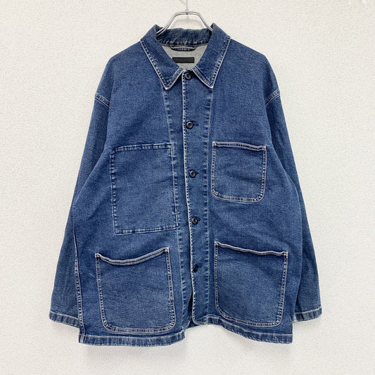UNIQLO　ユニクロ　ユーティリティジャケット　デニムジャケット/Gジャン　3つポケット　デカポケット　インディゴ　XLサイズ