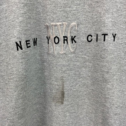 00s　GILDAN　スウェット/トレーナー　NEW YORK CITY　ヴィンテージ　灰色　グレー　XLサイズ