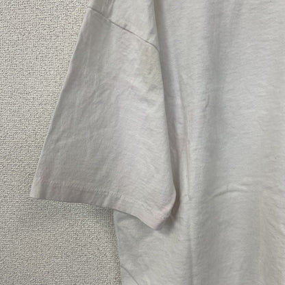 古着 used　ALPZ　アルプツ　半袖プリントTシャツ　白　カジュアルデザイン　クルーネック　シングルステッチ　90s　Lサイズ