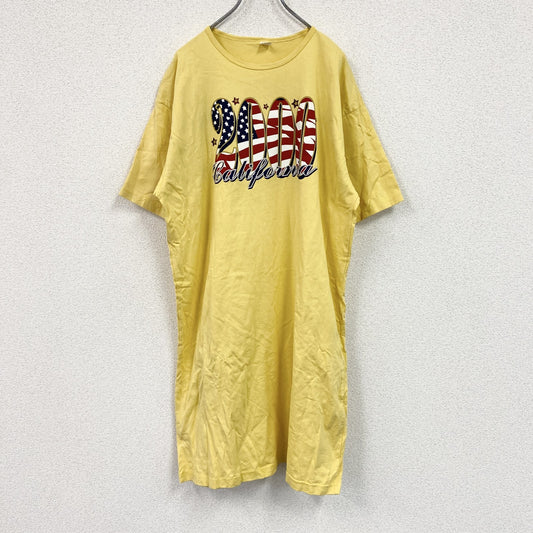 Tシャツワンピース　黄色　イエロー　1 サイズ