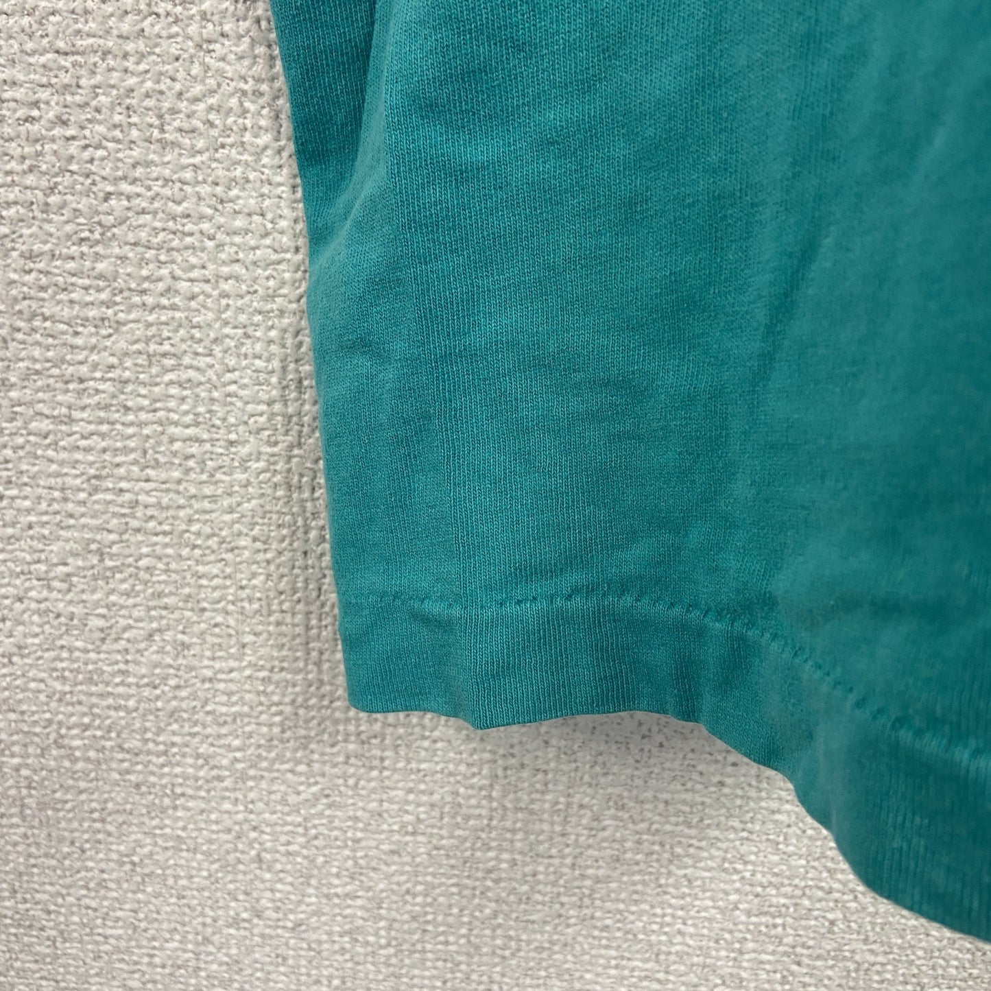 FRUIT OF THE LOOM　フルーツオブザルーム　半袖プリントTシャツ　エメラルドグリーン　XLサイズ