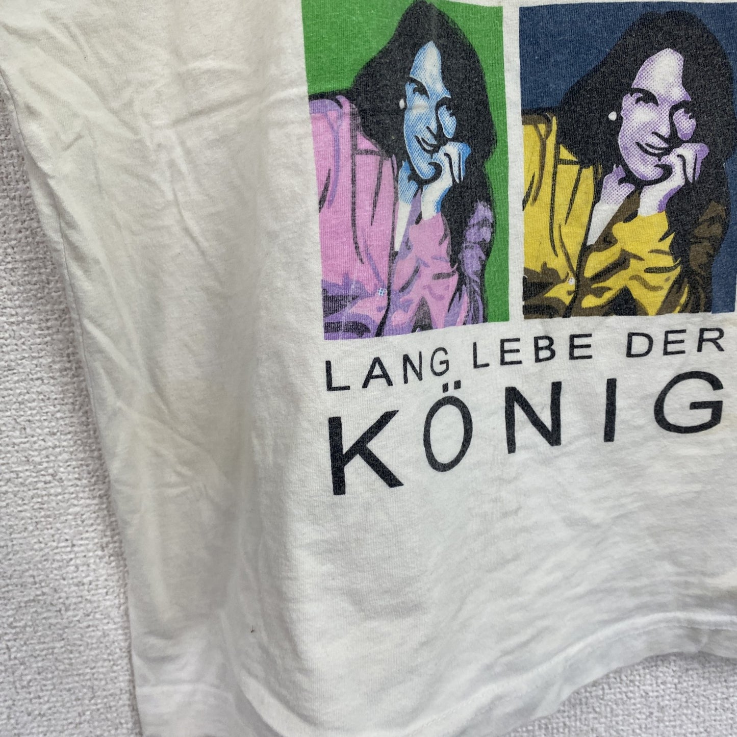 Jut Catzain　半袖プリントTシャツ　白　ホワイト　Mサイズ