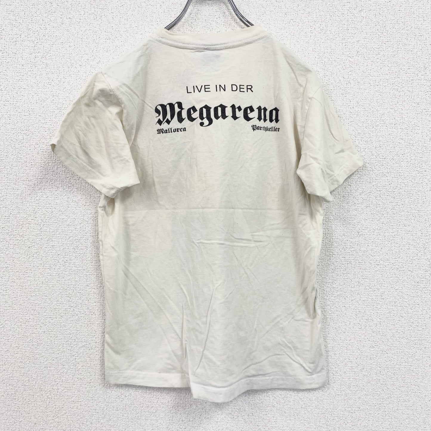 Jut Catzain　半袖プリントTシャツ　白　ホワイト　Mサイズ