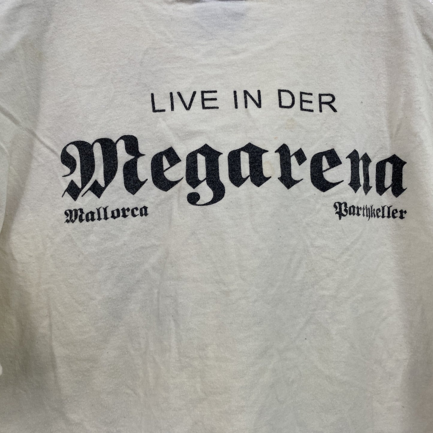 Jut Catzain　半袖プリントTシャツ　白　ホワイト　Mサイズ