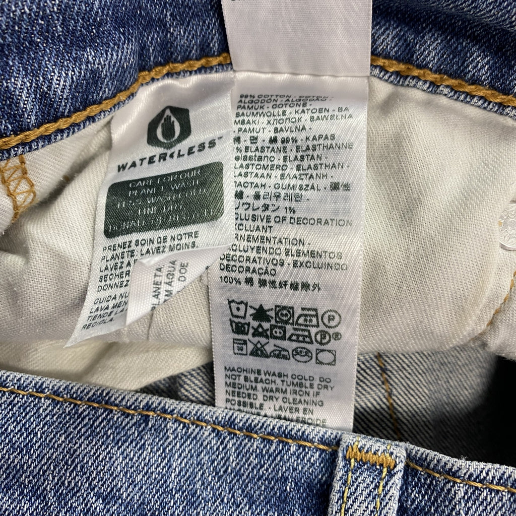 Levi's　リーバイス　502　デニムパンツ/ジーンズ　ジップフライ　縦落ち　フェード　インディゴ　W30サイズ