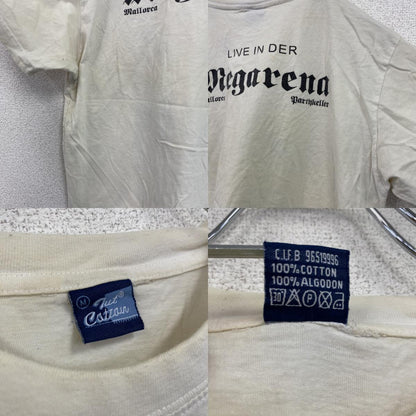 Jut Catzain　半袖プリントTシャツ　白　ホワイト　Mサイズ