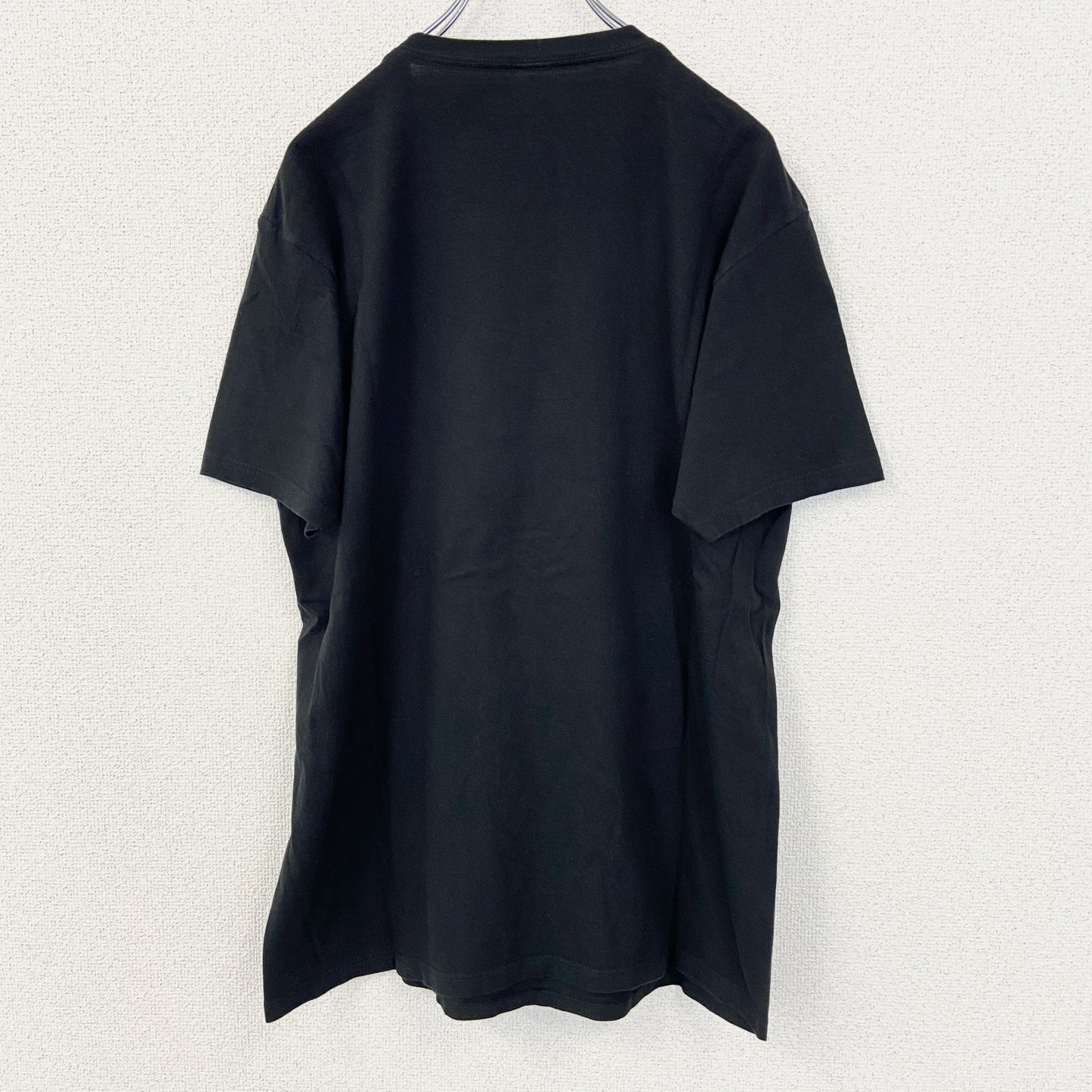 古着 used　AC/DC　エーシー ディーシー　半袖バンドプリントTシャツ　黒　カジュアル　ロゴT　クルーネック　Lサイズ