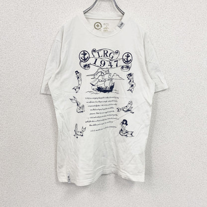 LRG　半袖プリントTシャツ　白　ホワイト　Sサイズ