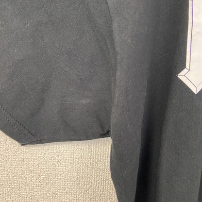 古着 used　AC/DC　エーシー ディーシー　半袖バンドプリントTシャツ　黒　カジュアル　ロゴT　クルーネック　Lサイズ