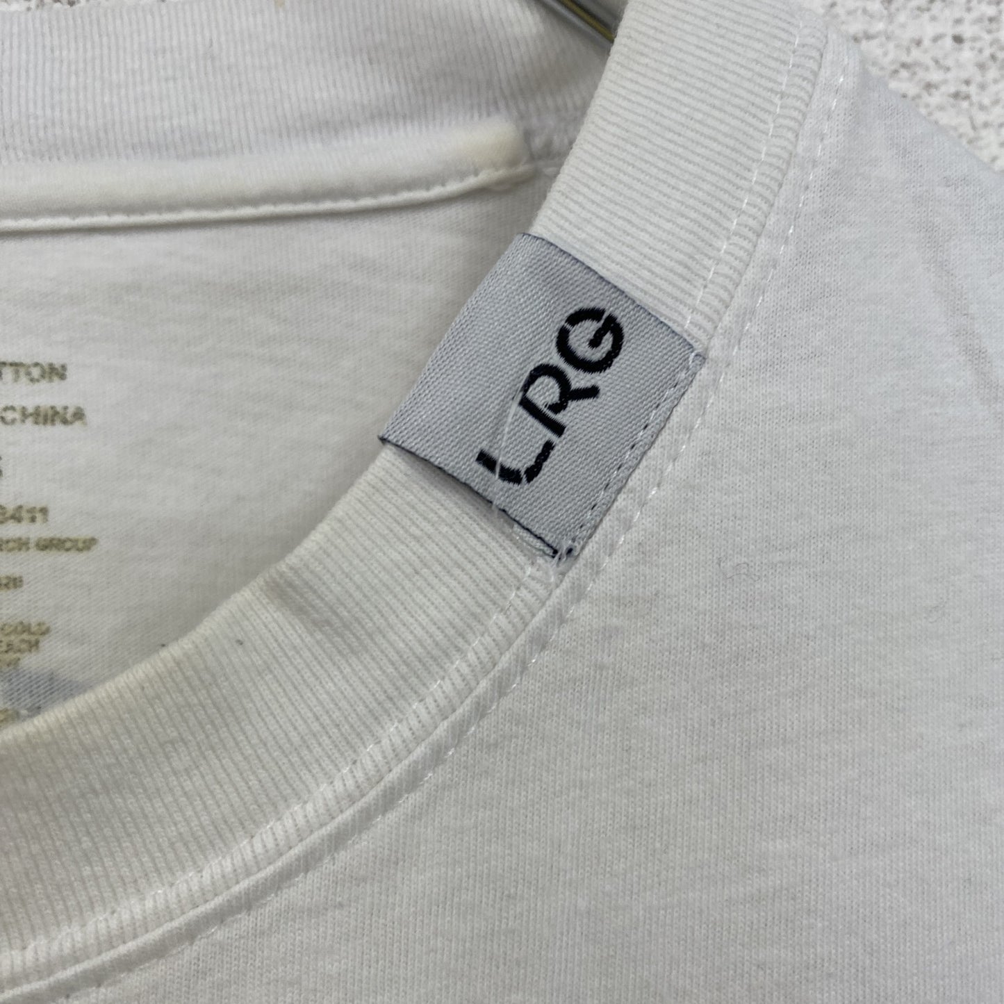 LRG　半袖プリントTシャツ　白　ホワイト　Sサイズ