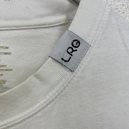LRG　半袖プリントTシャツ　白　ホワイト　Sサイズ