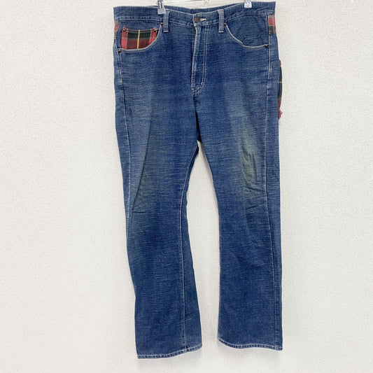 Dickies　ディッキーズ　デニムパンツ/ジーンズ　ジップポケット　チェック柄　ジップフライ　インディゴ　W36サイズ
