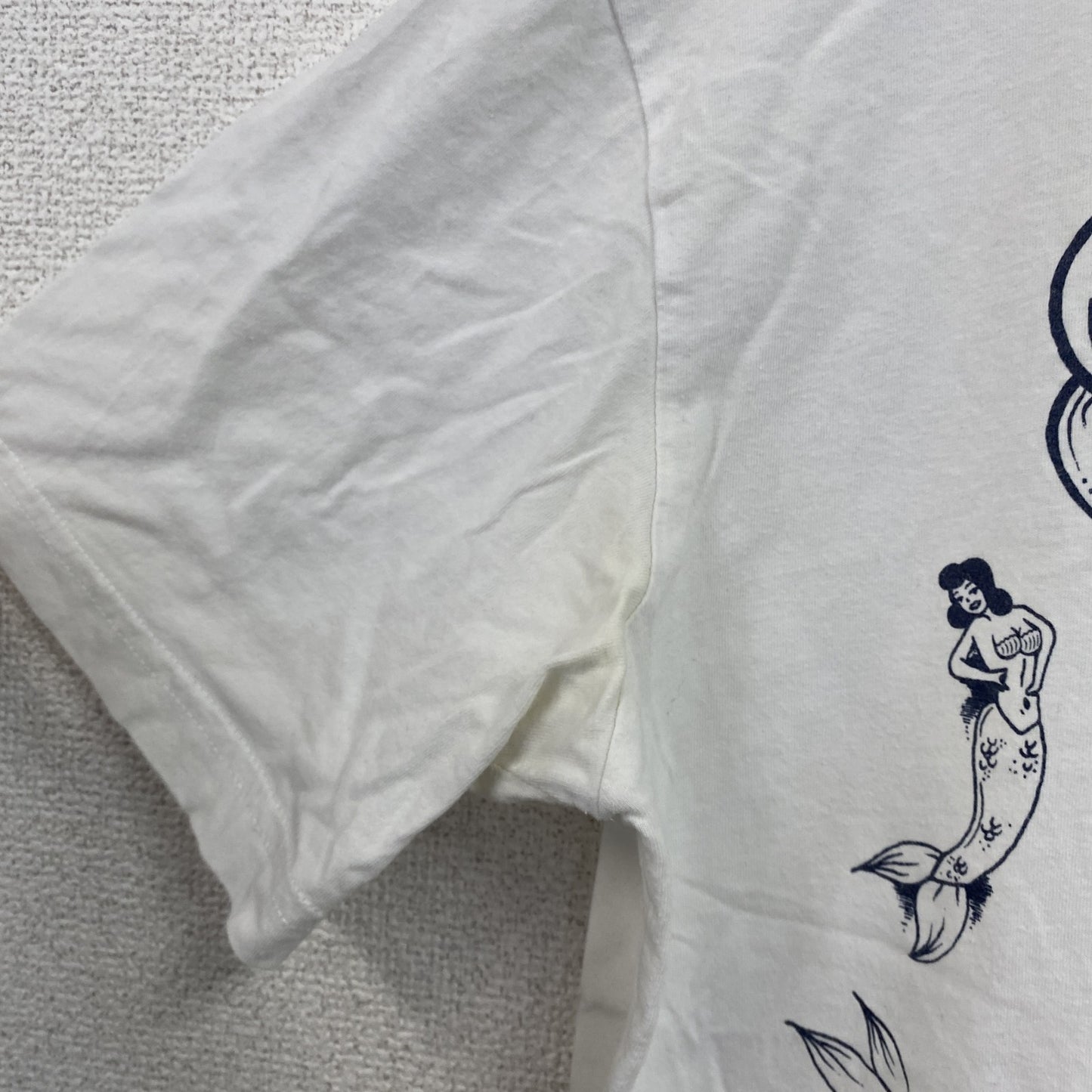 LRG　半袖プリントTシャツ　白　ホワイト　Sサイズ