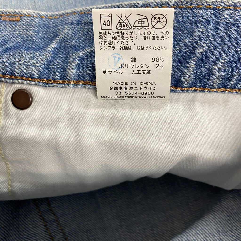 Wrangler　ラングラー　デニムパンツ/ジーンズ　ジップフライ　縦落ち　フェード　インディゴ　29サイズ