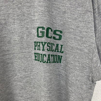 古着 used　RUSSELL ATHLETIC　半袖プリントTシャツ　グレー　シングルステッチ　90s　US製　XLサイズ